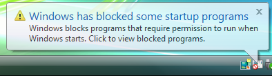 Blocked program